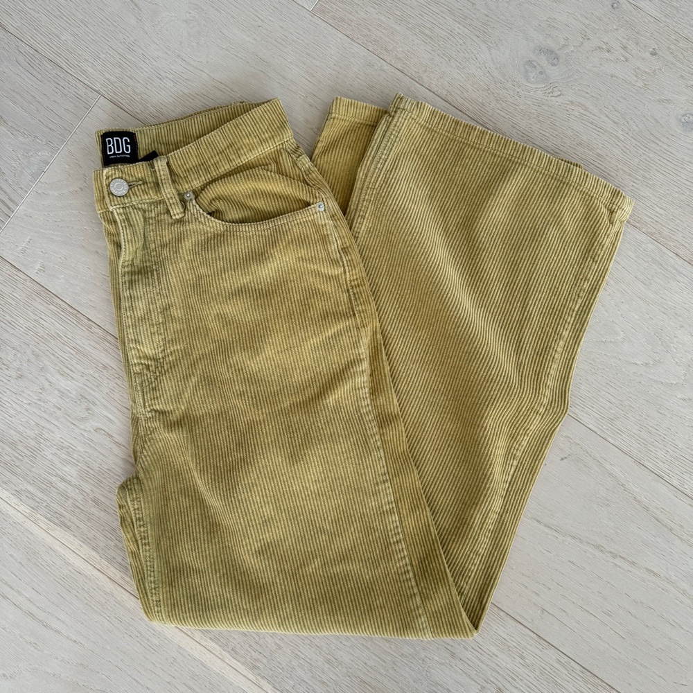 BDG Corduroy wide leg flare jeans Urban Outfitters
